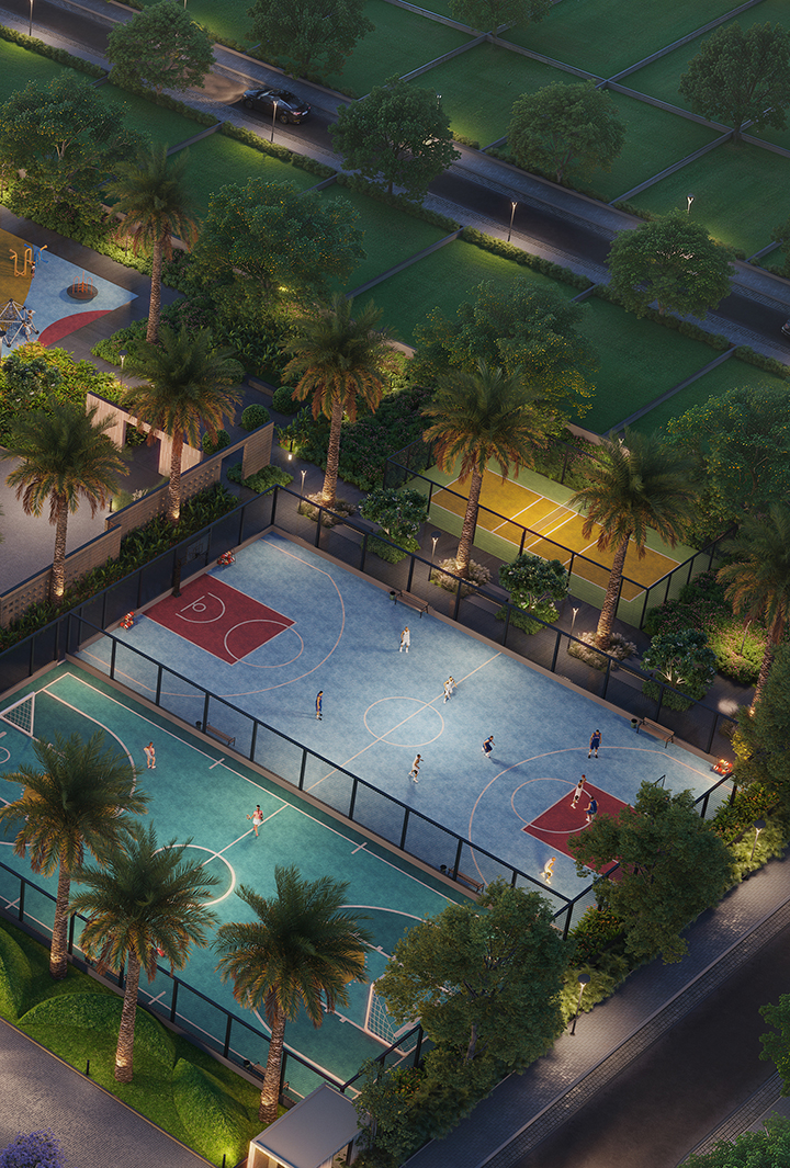 Mahalaxmi Nagar 45 Sumthana project view